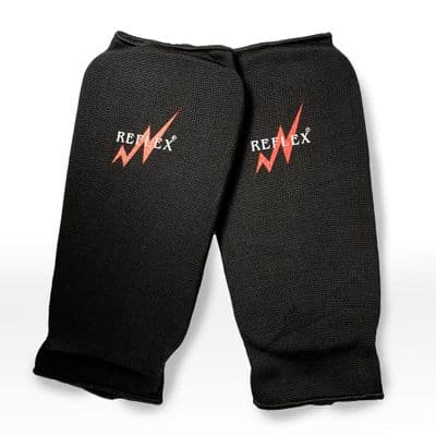Reflex Elasticated Shin Guards Black