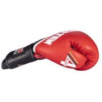 Top Ten 4Select Leather Boxing Gloves Red/Black 10oz | WAKO Approved | Reflex UK