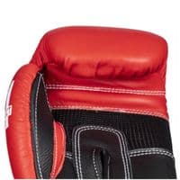 Top Ten 4Select Leather Boxing Gloves Red/Black 10oz | WAKO Approved | Reflex UK