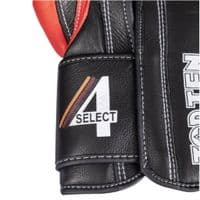 Top Ten 4Select Leather Boxing Gloves Red/Black 10oz | WAKO Approved | Reflex UK