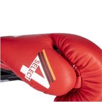 Top Ten 4Select Leather Boxing Gloves Red/Black 10oz | WAKO Approved | Reflex UK
