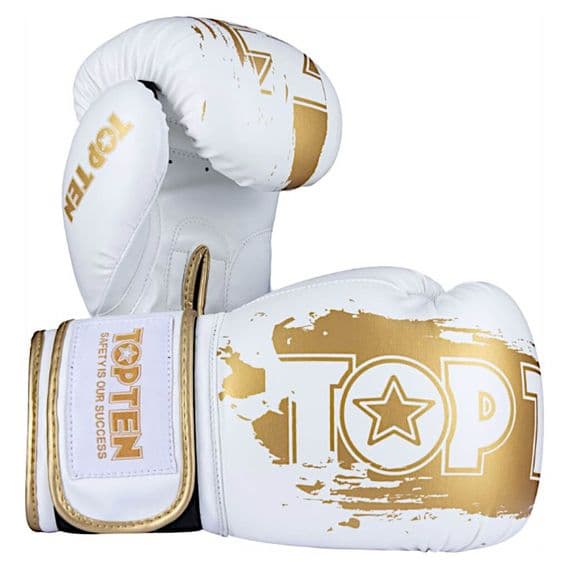 Top Ten Boxing Gloves Power Ink Black 'n' Black 10oz & 12oz | Reflex UK