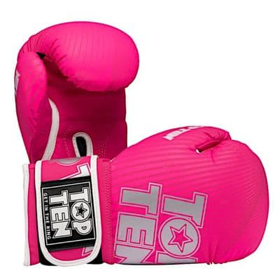 TOP TEN Boxing Gloves Vectory Pink 10oz