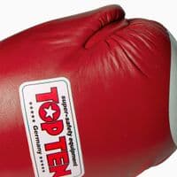 Top Ten Fight Boxing Gloves Red 10oz | WAKO Approved| Reflex UK