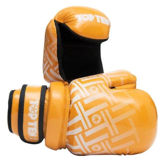 Top Ten Glossy PRISM Pointfighter Gloves Yellow | Sparring Gloves | Reflex UK