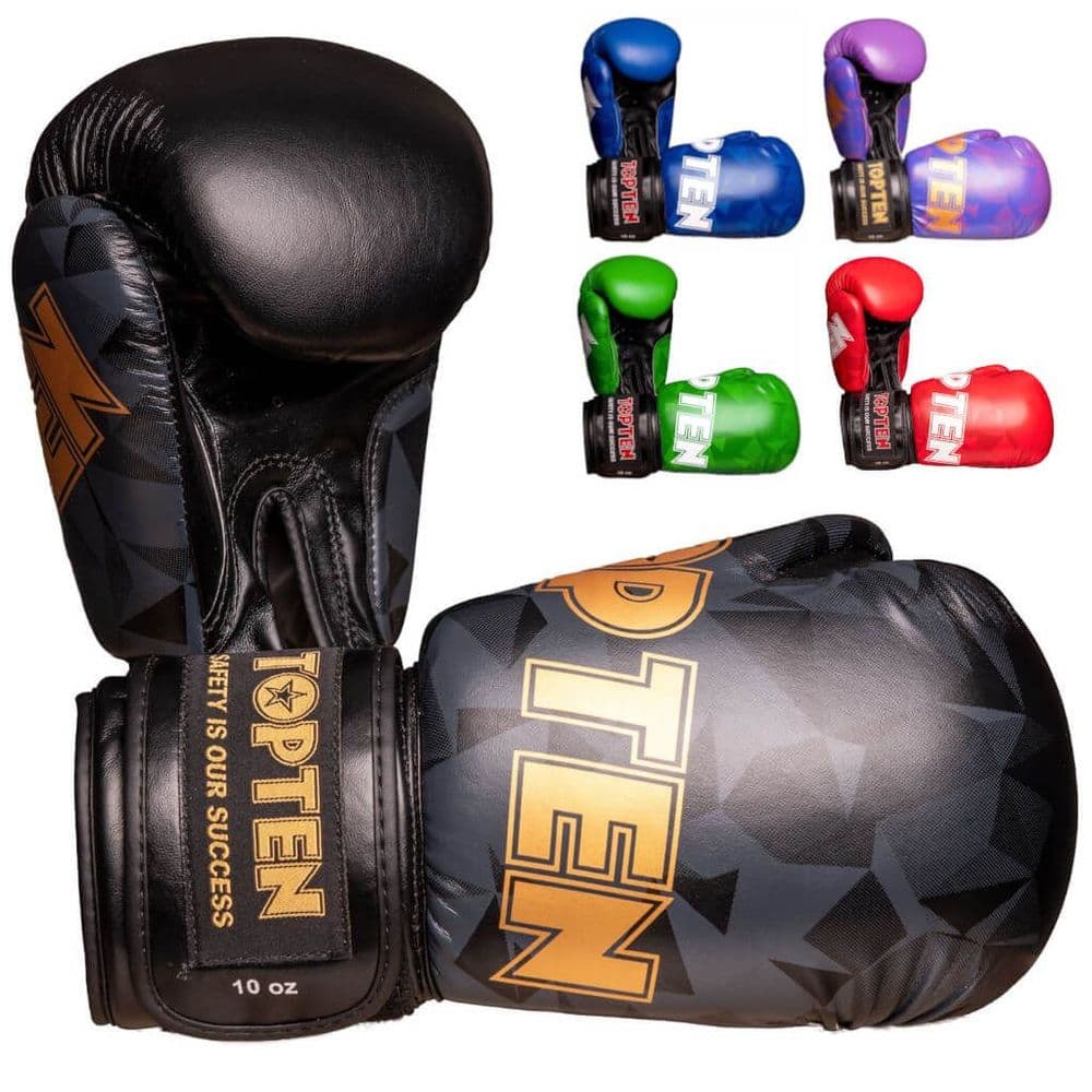 Top Ten PRISM Boxing Gloves 10oz Slim-Cut Reflex UK