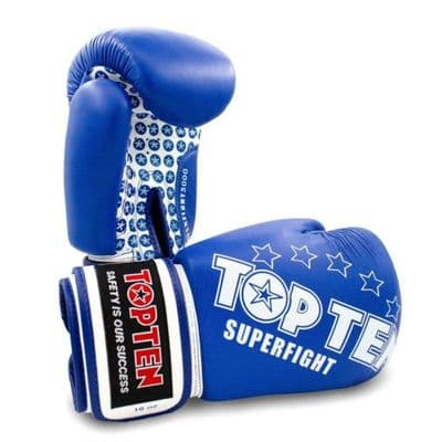 TOP TEN Superfight 3000 Boxing Gloves Blue 10oz