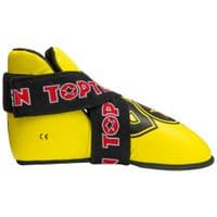 Top Ten Superlight Glossy Kicks Yellow/Black | Sparring Foot Pads | Reflex UK