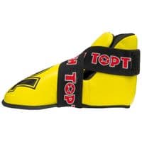 Top Ten Superlight Glossy Kicks Yellow/Black | Sparring Foot Pads | Reflex UK