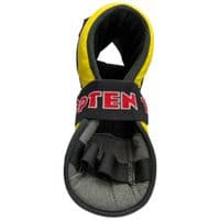 Top Ten Superlight Glossy Kicks Yellow/Black | Sparring Foot Pads | Reflex UK