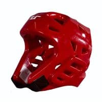 Tusah WT Approved Headguard Red | Sparring Gear | Reflex UK