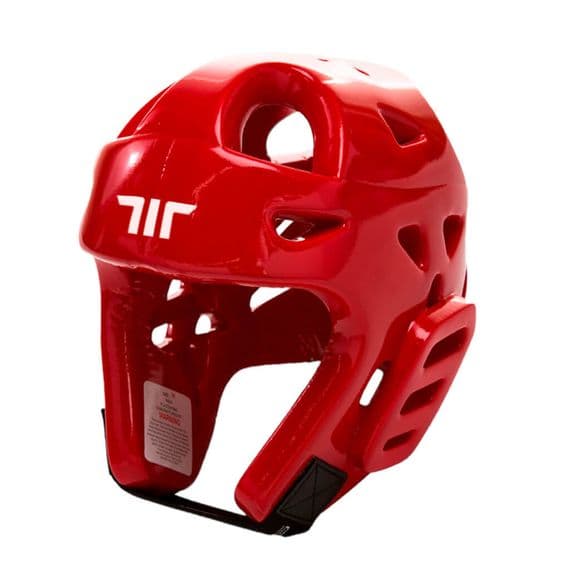 Tusah WT Approved Headguard Red | Sparring Gear | Reflex UK