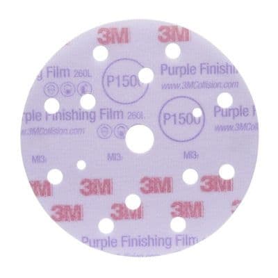 3M Hookit Purple Microfinishing Disc 260L 150mm 50 Pack (Various Grit)