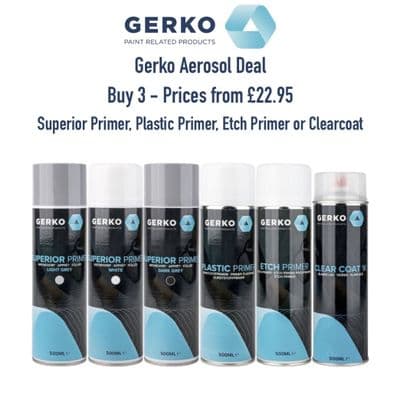 GERKO AEROSOL DEAL - BUY 3 FROM £22.95 (VARIOUS CHOICES)