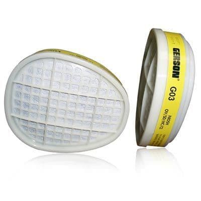 Gerson Face Mask Cartridges Respirator Filters x2