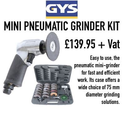GYS MINI PNEUMATIC GRINDER KIT 75MM