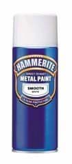 Hammerite Direct to Rust Metal Paint Smooth White 400ml Aerosol