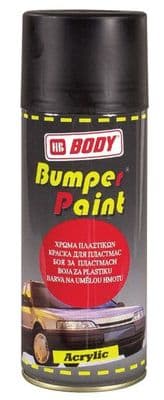 HB Body Bumper Paint Aerosol 400ml (Black/Light Grey/Mid Grey/Dark Grey)