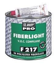 HB Body F217 Pro Fibrelight 2K Polyester Fibreglass Filler  - Various Sizes