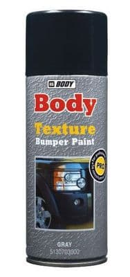 HB Body Textured Bumper Paint 400ml Aerosol (Black/Grey)