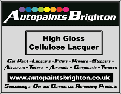 HIGH GLOSS Cellulose Clear Lacquer (Various Sizes)