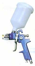 HVLP Car Paint Spray Gun 1.3mm Gravity Feed AB-17G