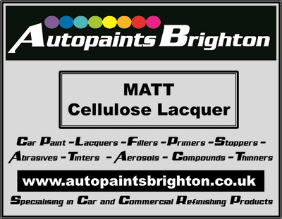 MATT Cellulose Clear Lacquer (Various Sizes)