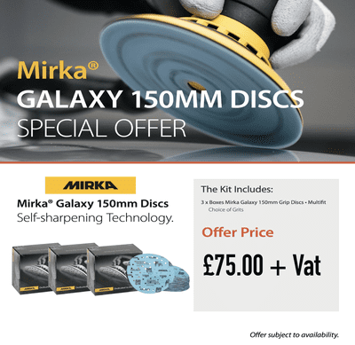 MIRKA GALAXY DISCS 150MM DEAL (Various Grits)