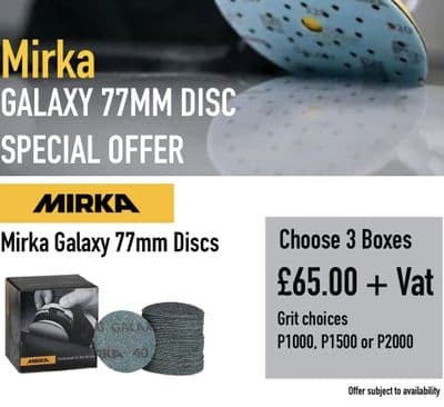 MIRKA GALAXY DISCS 77MM DEAL (Various Grits)