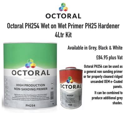 Octoral PH254 Wet on Wet Primer 3L + H25 Hardener 1L