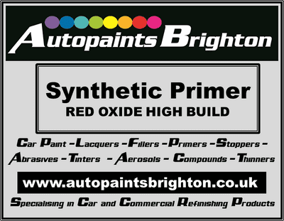 Red Oxide High Build Synthetic Primer (Various Sizes)