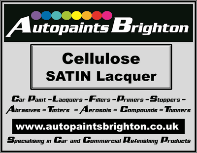 SATIN Cellulose Clear Lacquer (Various Sizes)