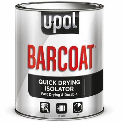 U-POL 720 Barcoat Isolator Primer 1 Litre Quick Drying Upol