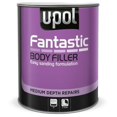 U-POL FANTASTIC Lightweight 2K Bodyfiller 3L No Pin Hole Technology Upol
