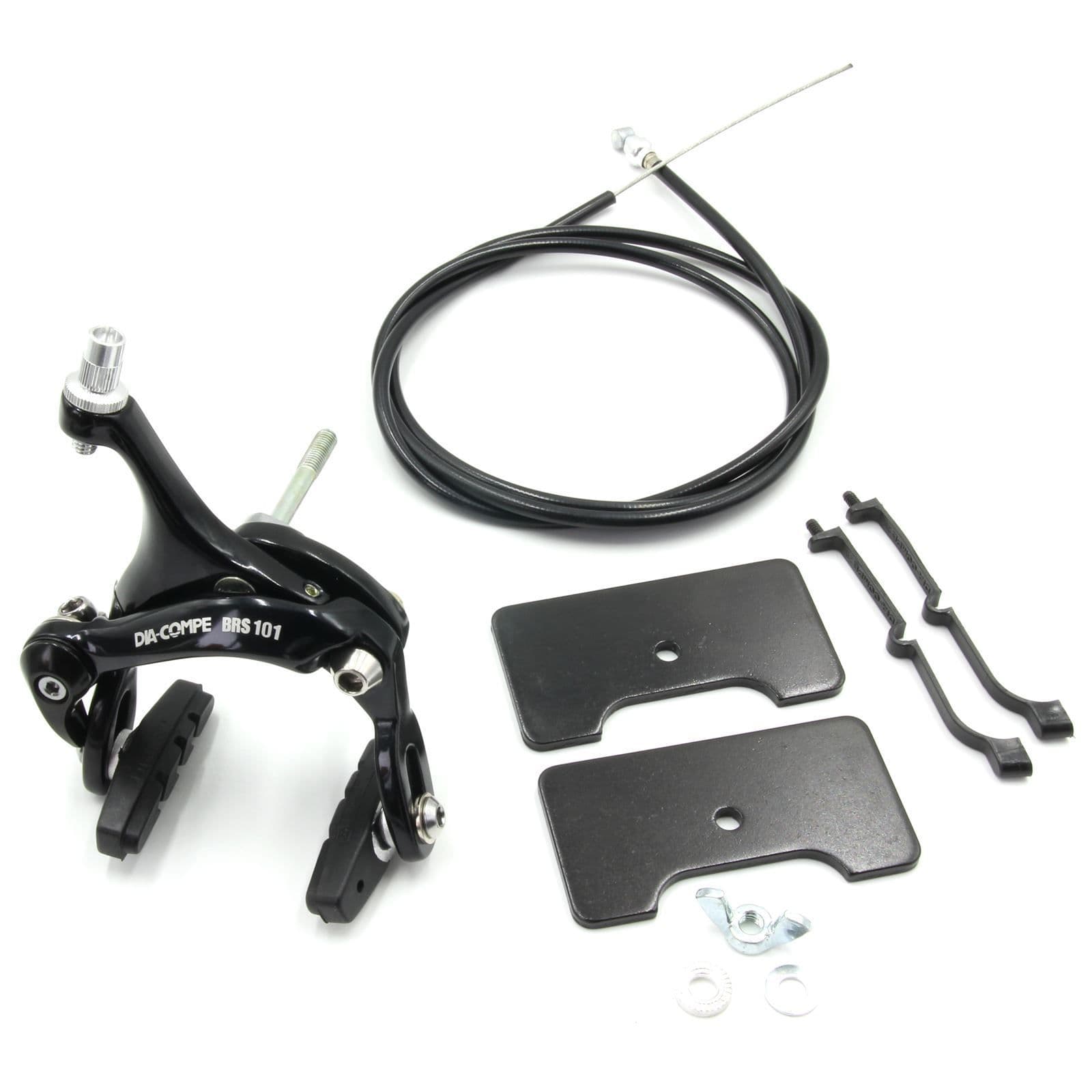Dia compe Pinza freno anteriore per cerchio di bicicletta BRS101 Dual Pivot, Argento | Bikeinn Dia compe Pinza freno anteriore per cerchio di bicicletta BRS101 Dual Pivot, Argento | Bikeinn