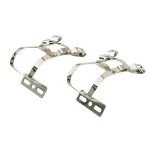 Genetic Double Strap Chrome Toeclips