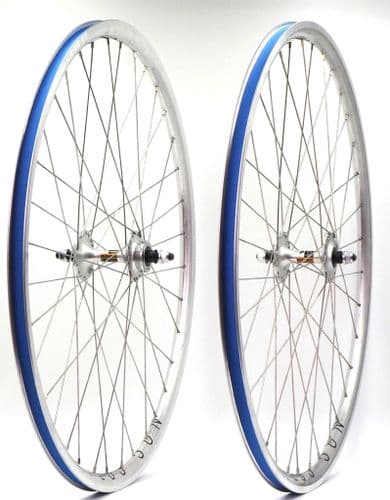 Handbuilt Track Wheelset: Miche Primato Pista Hubs on H+Son Archetype 700C