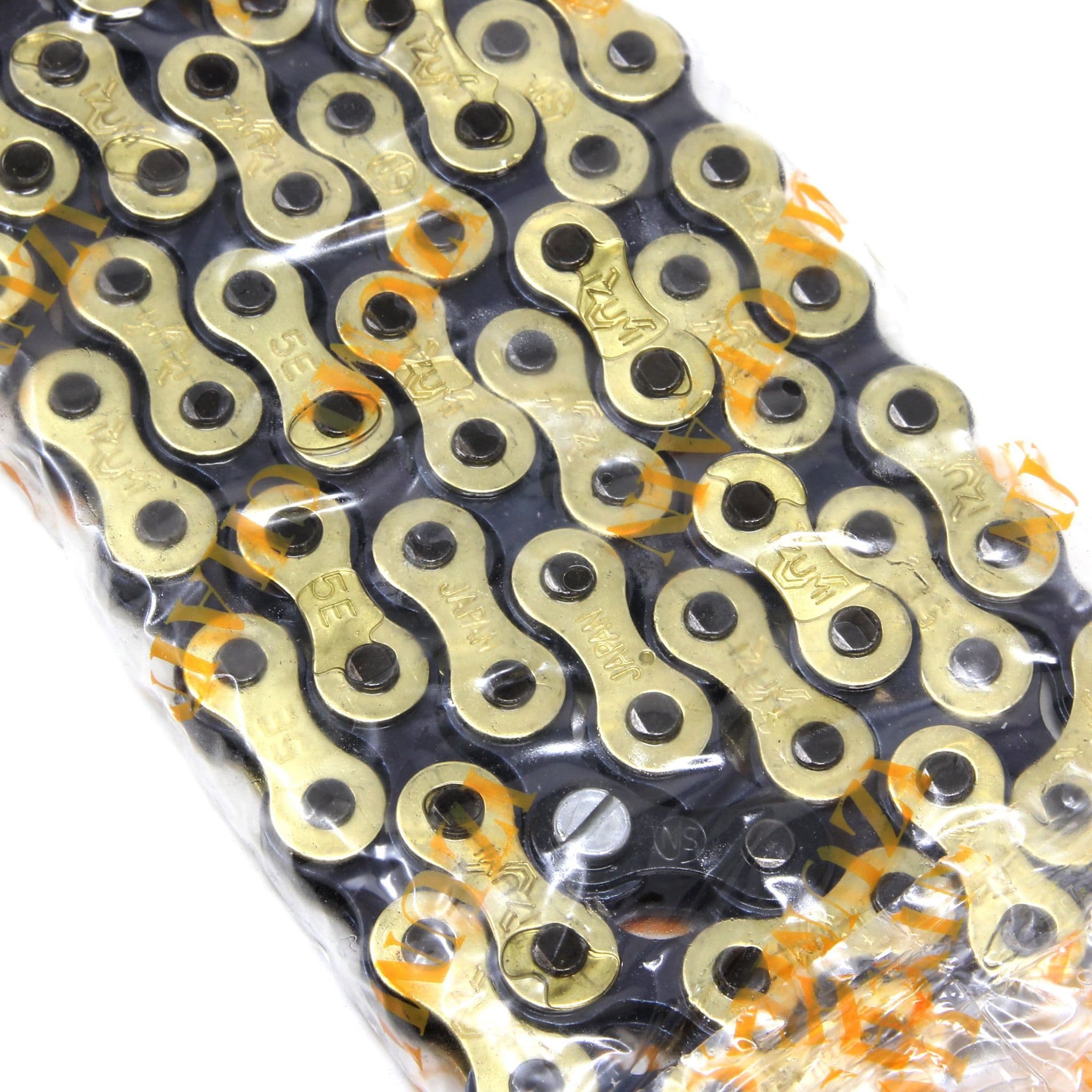 Izumi V Super Toughness Track Bike Chain – Gold – 1/8 Or 3/32 NJS Standard