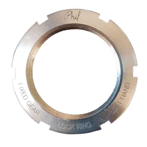 Phil Wood Track Hub Lockring, Italian Threaded