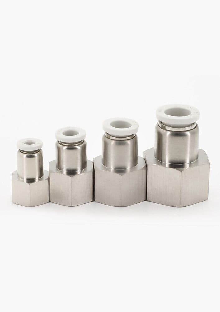 BSP Female Thread Metric Push Fit Pneumatic Water etc