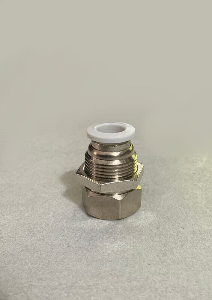Female Bulkheads bspp x Metric Push in Fittings Full Range Push Fit
