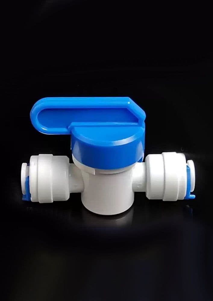 Inline Ball Valve Quick Connect 1/4 Shut Off Valve Reverse Osmosis HMA
