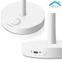 3-in-1 Portable Smart Make Up Mirror, Fan & Light