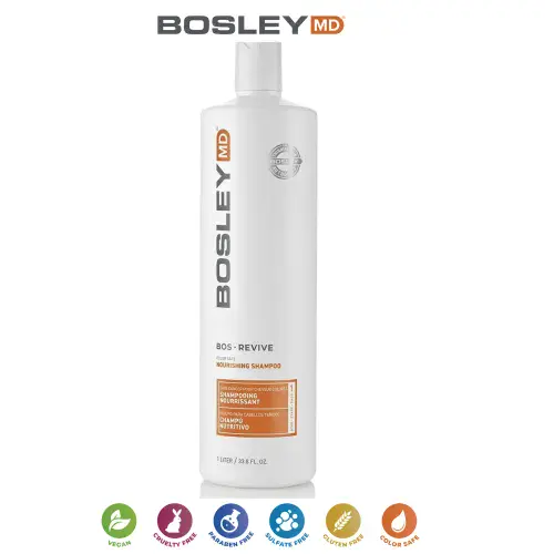 BosleyMD Hair Loss Colour Safe Nourishing Shampoo 1 Litre (BOSRevive)