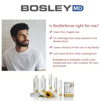 BosleyMD Hair Loss Colour Safe Nourishing Shampoo 300ml (BOSDefense)