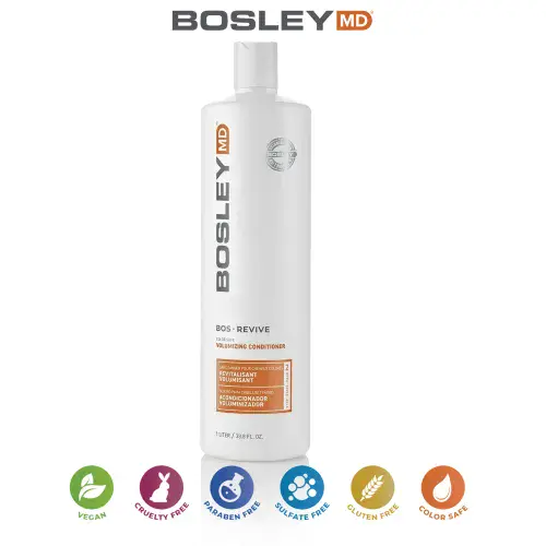 BosleyMD Hair Loss Colour Safe Volumising Conditioner 1 Litre (BOSRevive)