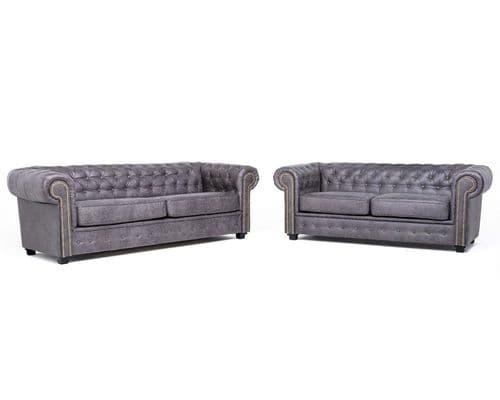 Cairo Grey 3+2 Seater Sofa Set