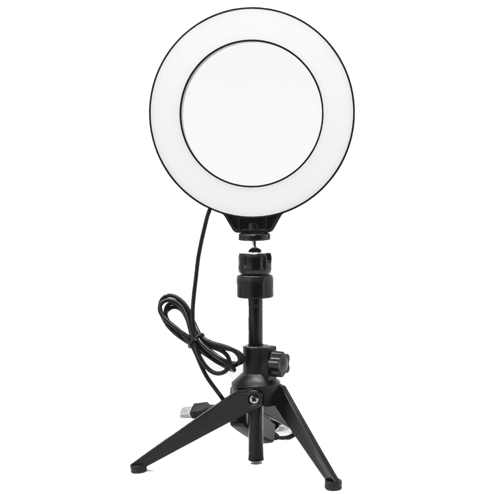 Capti 2160 Content Creator 16cm Ring LED Light with Tabletop Tripod Stand