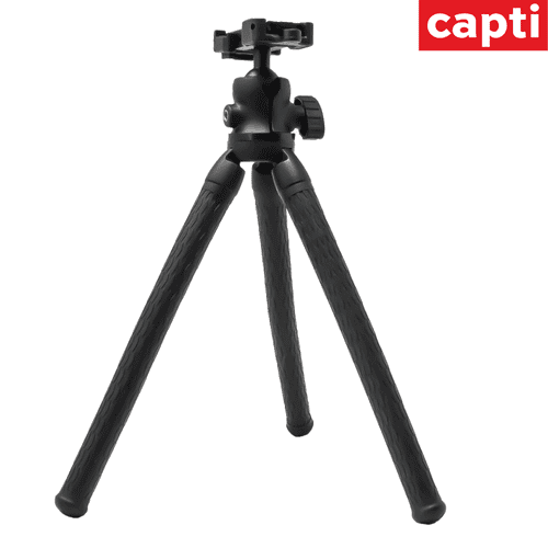 Capti 2207 Content Creator Flexible Tripod for Smartphone and DSLR