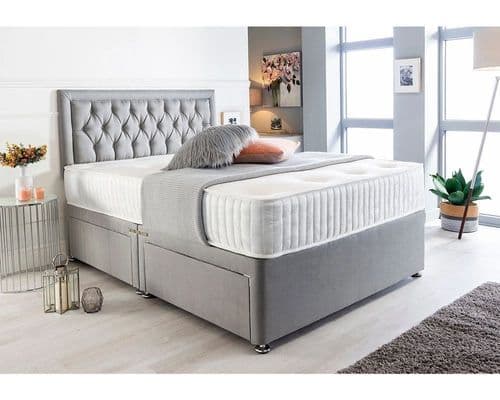 Dallas White Divan Bed